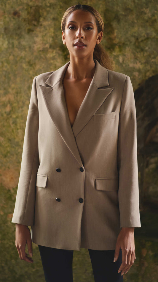 Classic Blazer in Camel